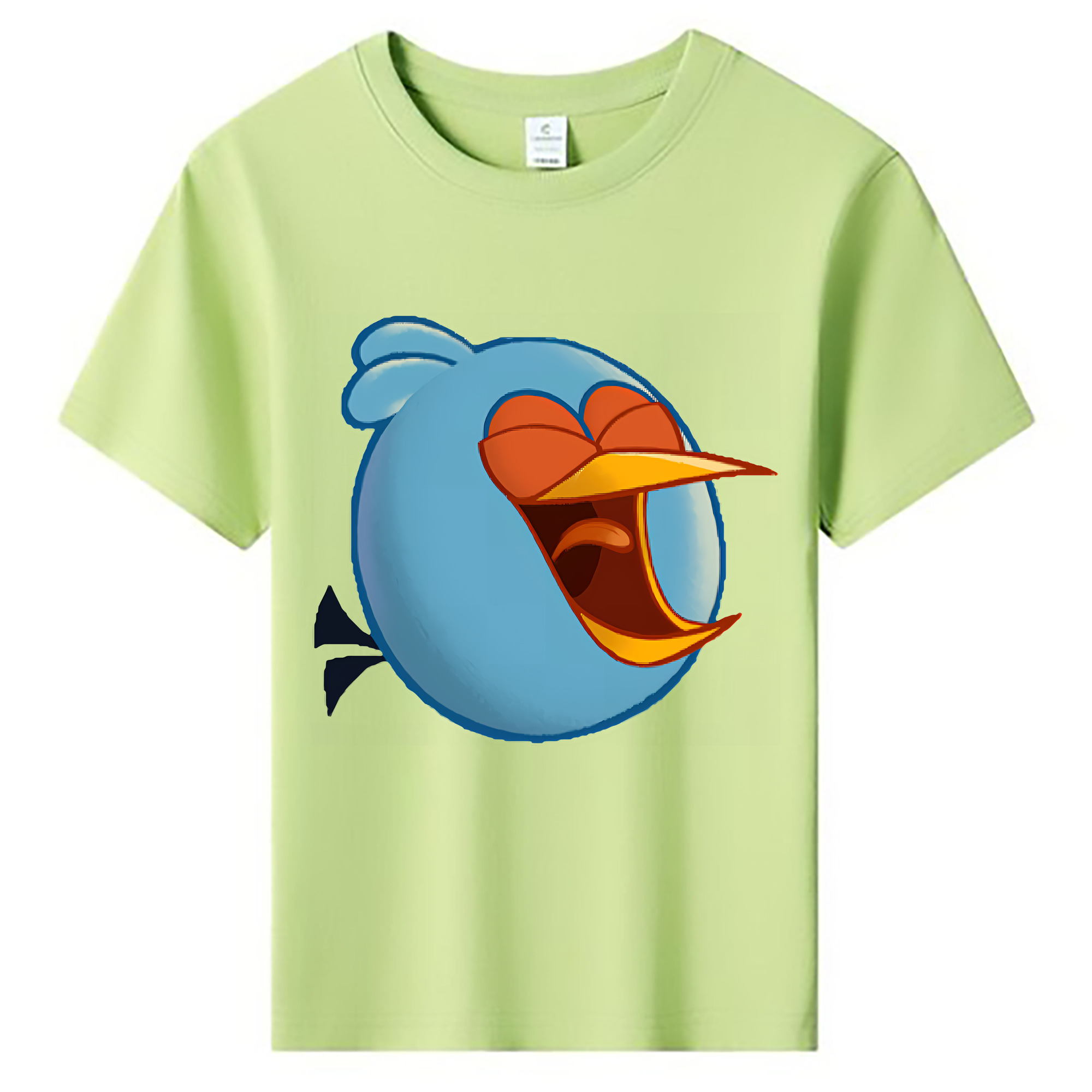 （画像用） Angry Birds アングリーバード 綿100％キッズTシャツ（フロントプリント）